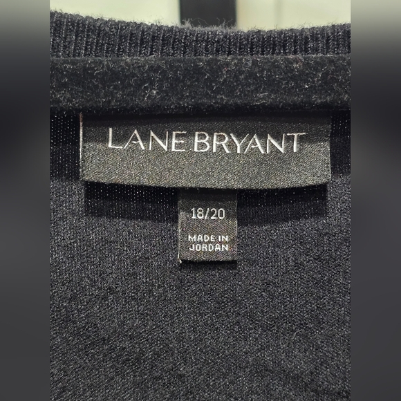 Lane Bryant Black Button Front Cardigan Size 18/20 - Picture 8 of 8